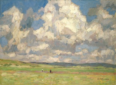 Summer Clouds over Gossfelden by Otto Ubbelohde